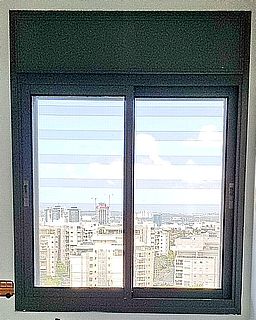 סורג שקוף לחלון בגובה עד 76 סמ וברוחב עד 170 סמ